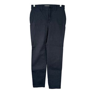 Loft Womens Dark Gray Straight-Leg Pants Size 2P